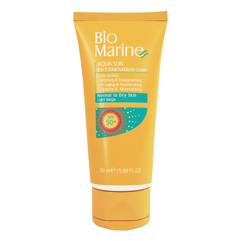 Bio Marine Aqua Sun 3 In 1 Sunblock Cream for Normal And Dry Skin Spf 50