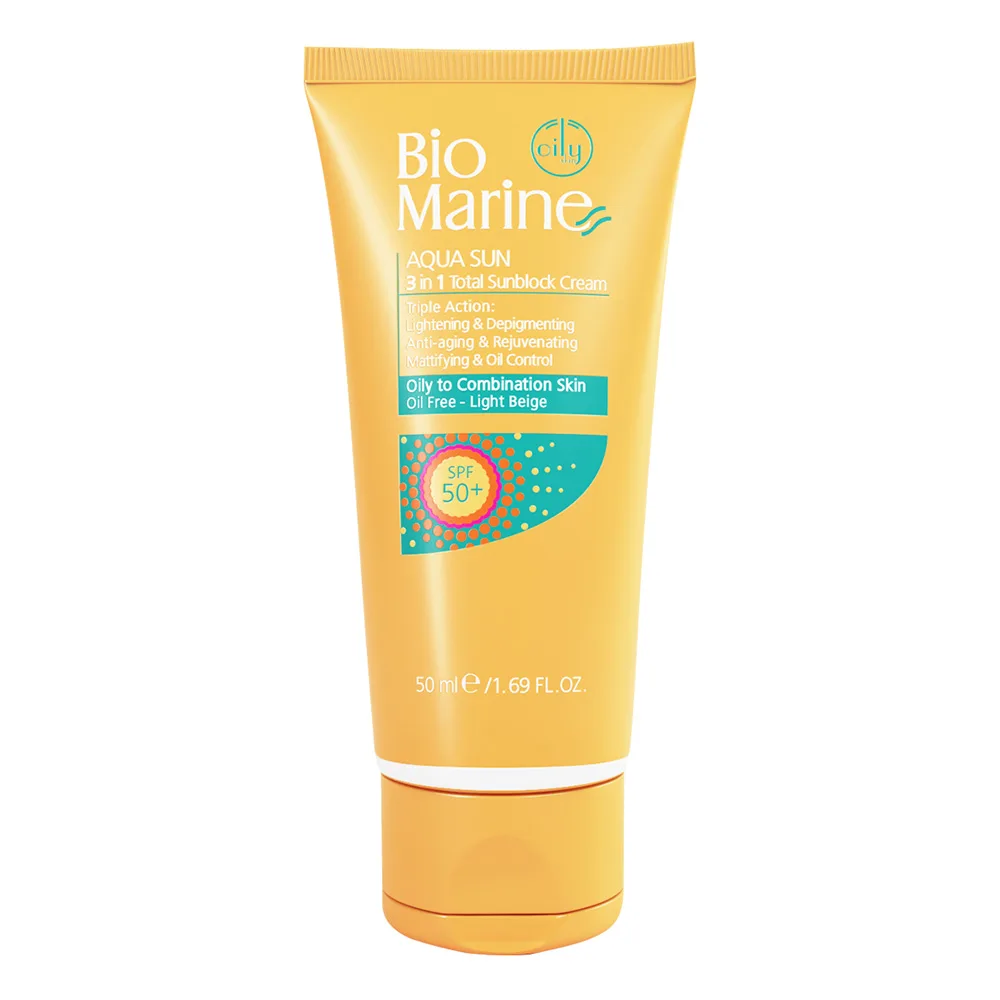 Bio Marine Aqua Sun 3 In 1 Sunblock Cream for Oily Skin Spf 50