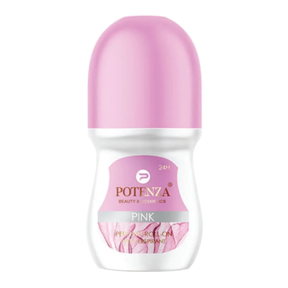 Potenza Pink Perfume Roll On Deodorant