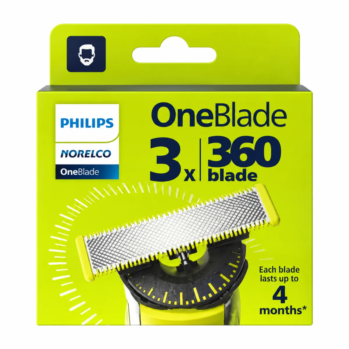 تیغ یدک ماشین اصلاح وان بلید فیلیپسPhilips OneBlade 360
