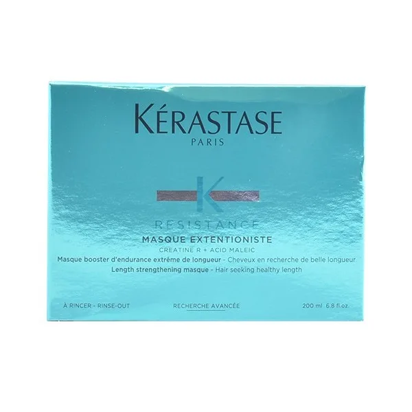 ماسک موی رزیستنس کراستاس Kerastase resistance مدل Extentioniste حجم 200 میل، تقویت و آبرسان، بازسازی قوی فیبر مو و رشد مو