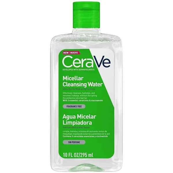 میسلار واتر آبرسان سراوی CeraVe حجم 295 میل، پوست معمولی تا خیلی خشک، حاوی سه نوع سرامید