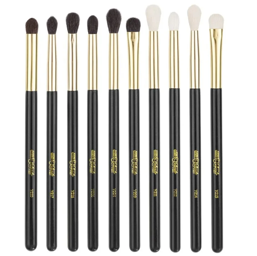 ست براش یولوندو (PIMBY) 10 عددی YOLONDO Y 10-pc Gold blending brush set