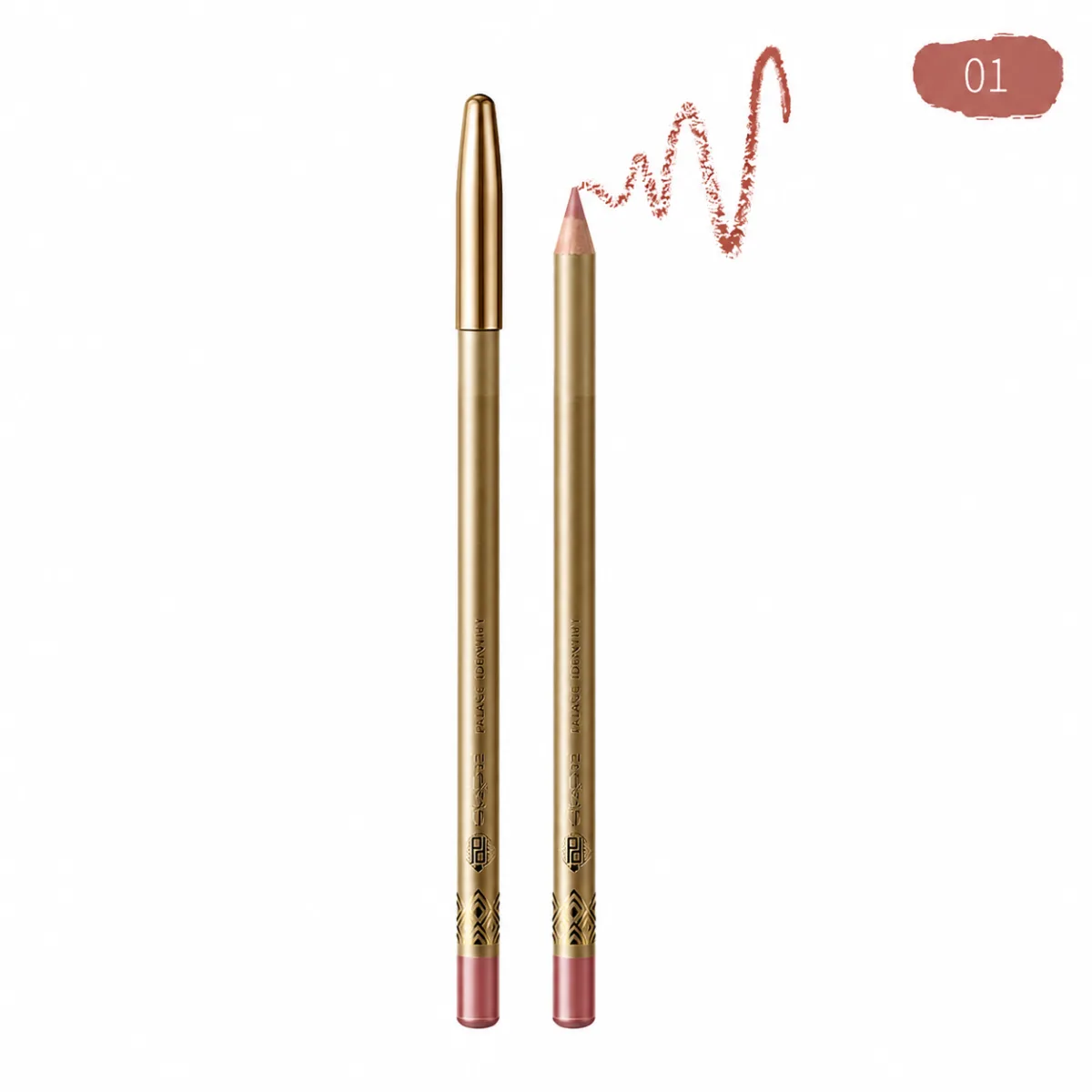 مداد لب زیسی مدل سلطنتی Zeesea Golden Feather Matte Lip Pencil — رنگ *05