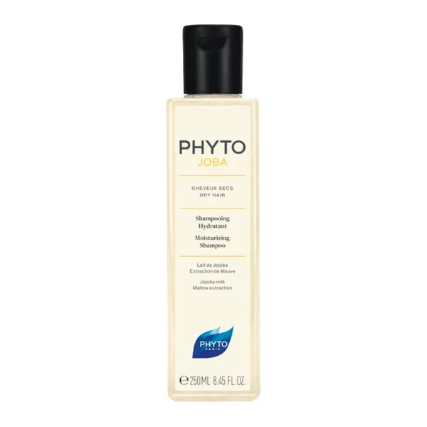 شامپو آبرسان و مرطوب کننده برند فیتو PHYTO مدل جوبا JOBA حجم 250 میل، مناسب مو خشک