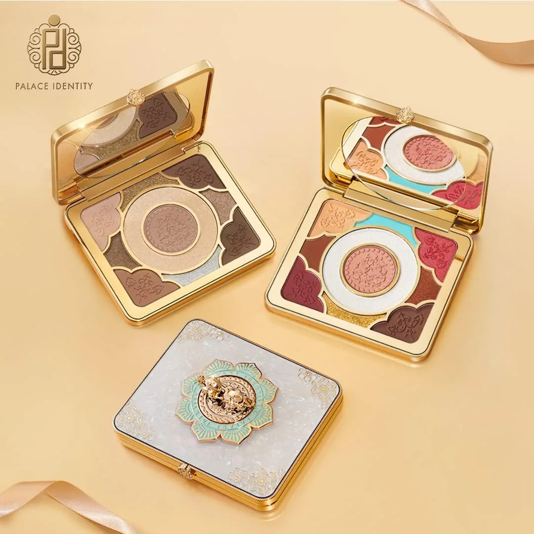 پالت ارایش سایه.هایلایتر. و رژ گونه زیسی مدل سلطنتی شماره 02 ZEESEA Tang Romance Makeup Palette