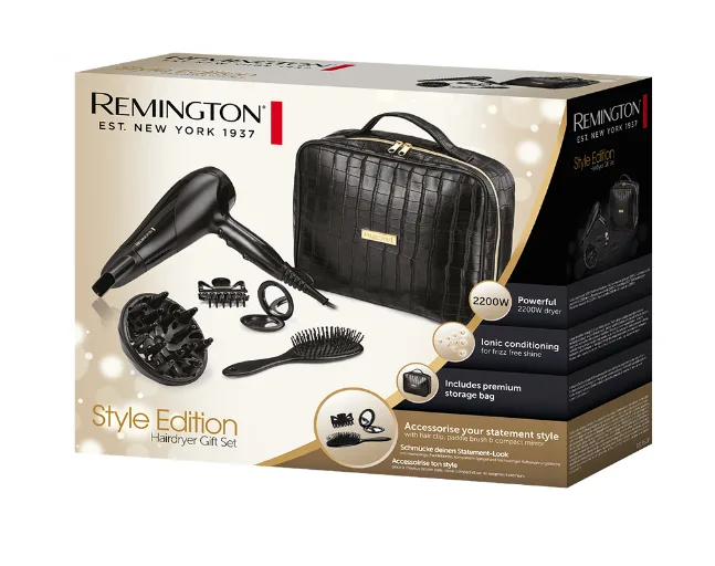 ست سشوار و اکسسوری رمینگتون REMINGTON D3195GP Style Edition Gift Set