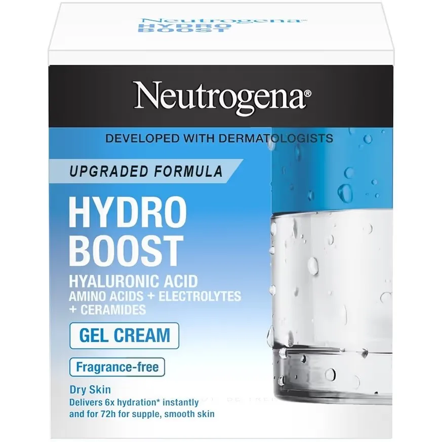 ژل کرم آبرسان نوتروژینا Neutrogena مدل هیدرو بوست Hydro Boost حجم 50 میل، پوست نرمال و خشک