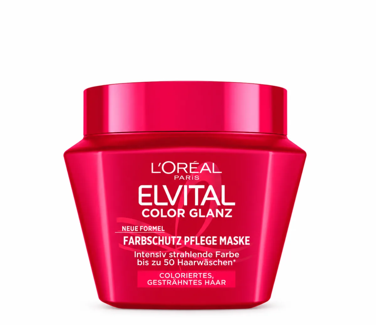 ماسک مو مخصوص موهای رنگ‌شده و کدر لورآل 300 میل L’Oréal Paris Elvital Color Glanz