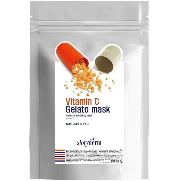 ماسک ژلاتو پودری ویتامین C سی استوری درم Storyderm مدل Vitamin C Gelato Mask حجم کابین 1 کیلوگرم