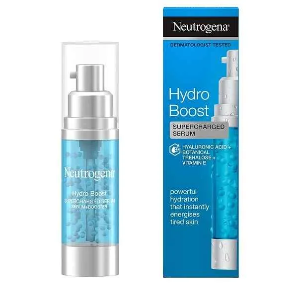 سرم آبرسان قوی نیتروژنا NEUTROGENA سری هیدروبوست Hydro Boost مدل سوپر شارژ Supercharged حجم 30 میل