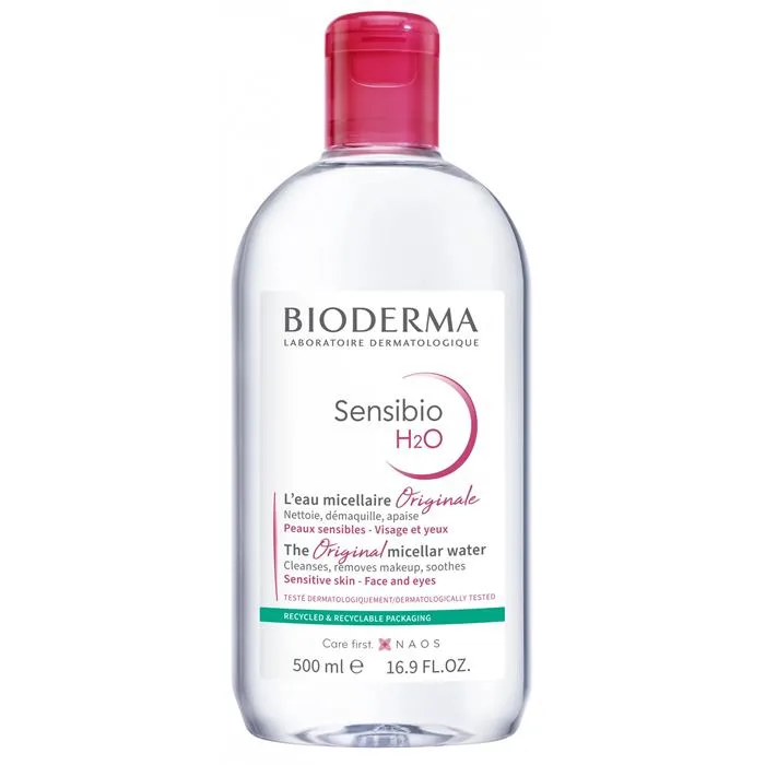 میسلار واتر بایودرما Sensibio، مناسب پوست نرمال تا خشک، 250 و 500 میل — حجم 500ml