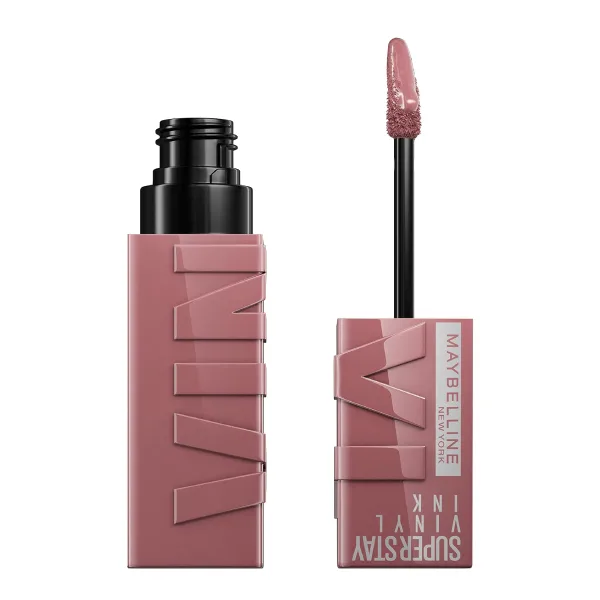 رژ لب سوپر استی مدل vinyl ink برند میبلین Maybelline — رنگ CAPTIVATED 95