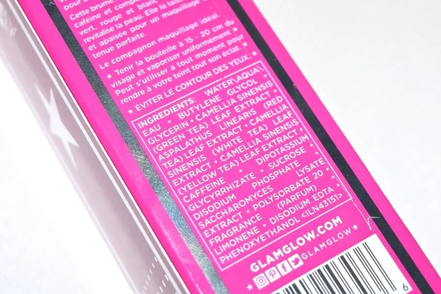 اسپری فیکساتور آرایش گلم گلو GlamGlow مدل Glowsetter حجم 110 میل، شاداب کننده و مات کننده