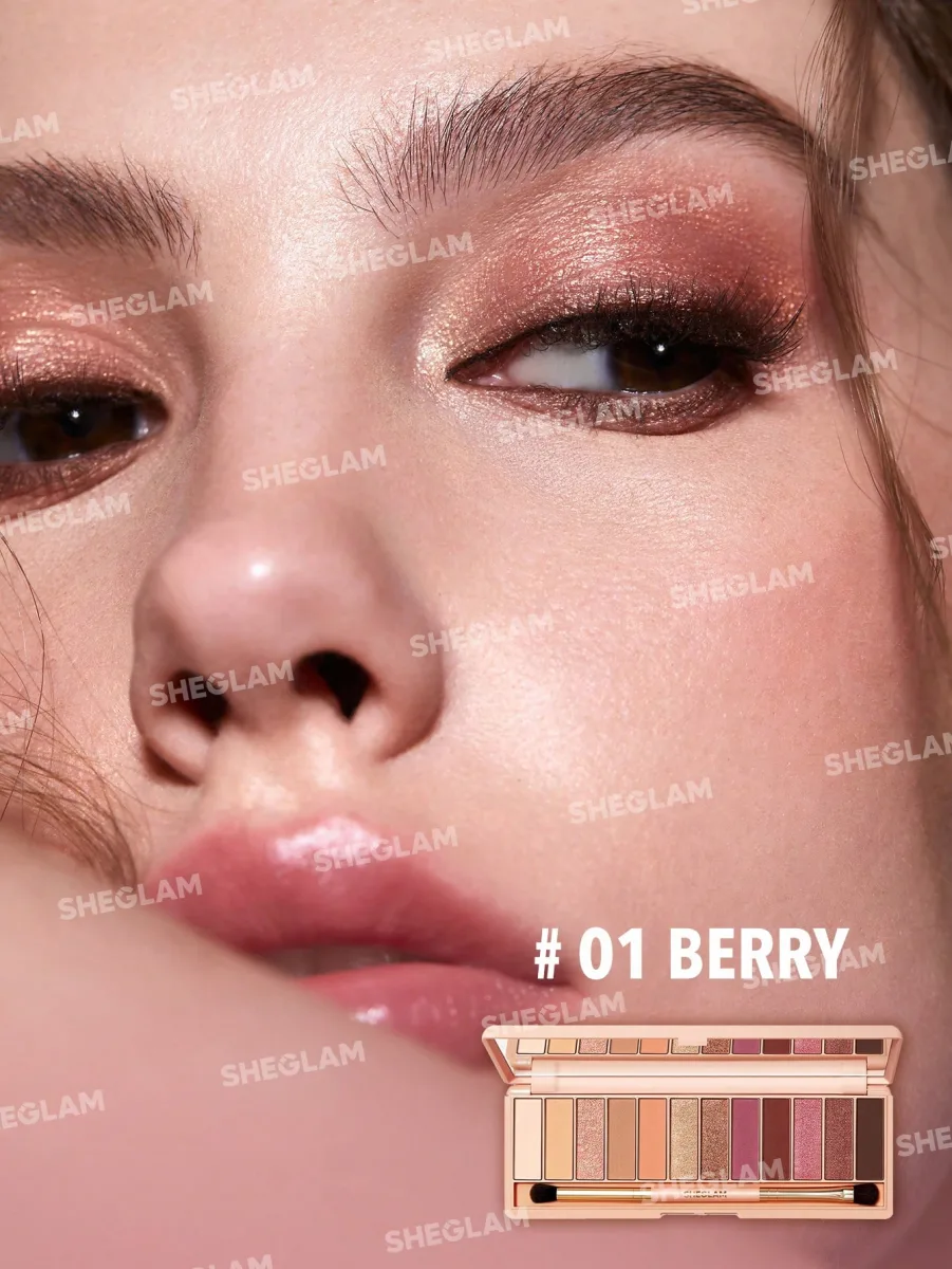 پالت سایه 12 رنگ شیگلم مدل بری sheglam the berry eyeshadow pallete