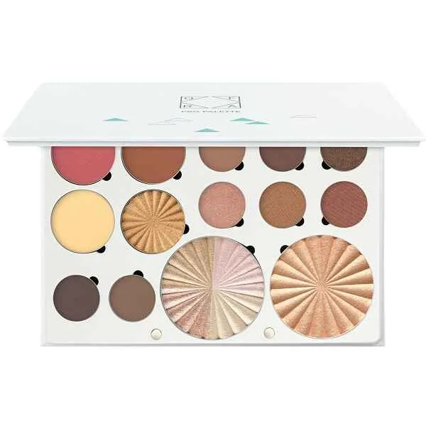 پالت آرایش کامل افرا ofra مدل Pro Palette Soul، سایه، رژگونه، هایلایتر، برنزر، کانتور، سایه ابرو
