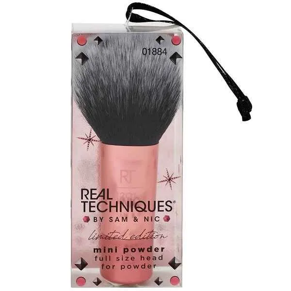 براش پودر ریل تکنیک REAL TECHNIQUES مدل مینی پودر mini powder، دارای سر سایز بزرگ، نسخه محدود