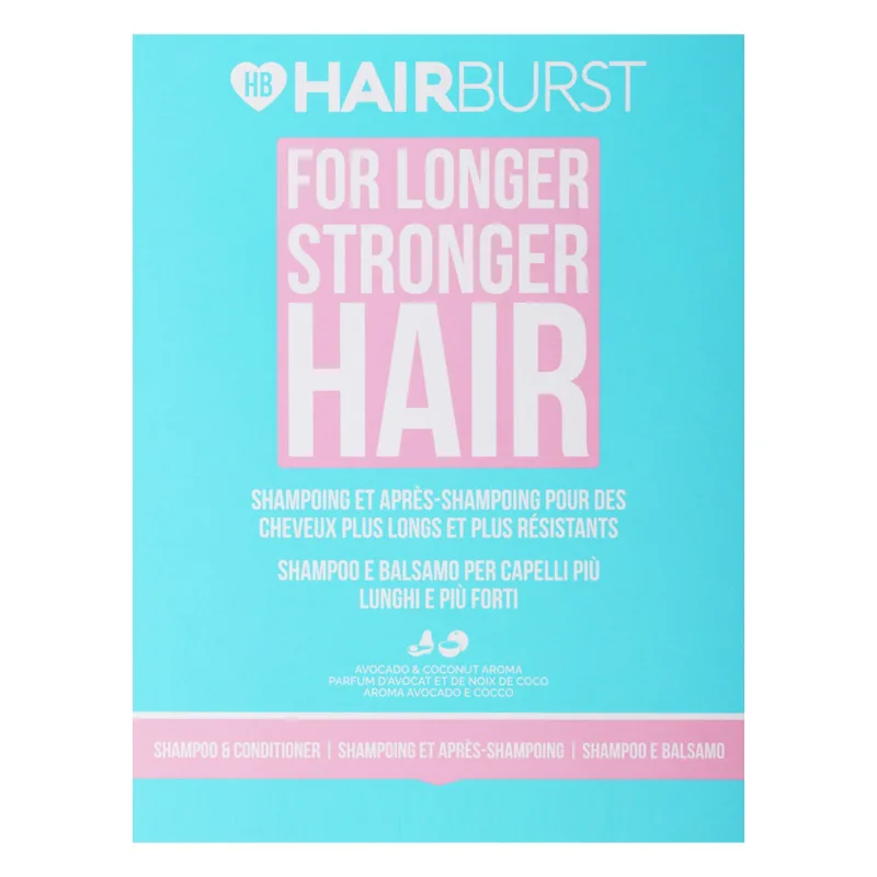 شامپو و نرم کننده هیربرست، HAIRBUST Hair Growth، حجم ۳۵۰ میل جدا شده از پک(بدون کارتن)