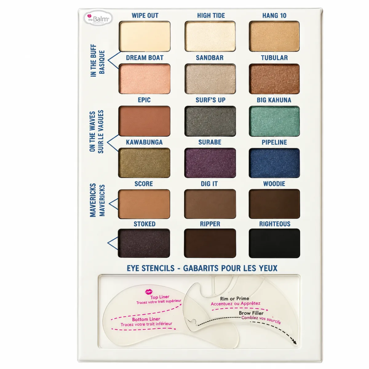 پالت سایه چشم و ابرو مدل بالم‌سای دبالم theBalm BALMSAI Eyeshadow and Brow Palette