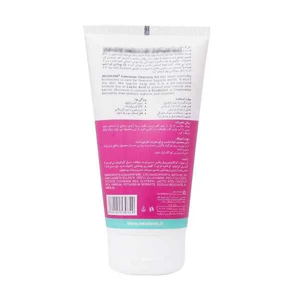 ژل بهداشتی بانوان نئودرم Neuderm مدل فمین تایم femintime حجم 150 میل