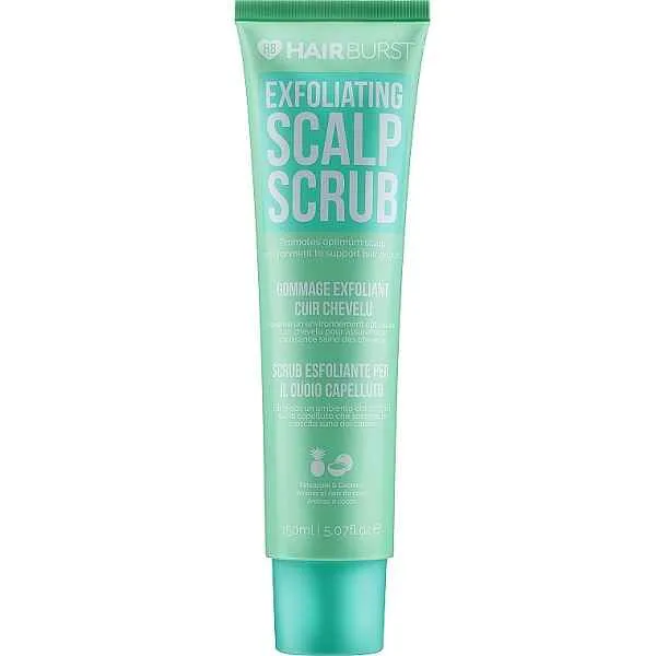 اسکراب کف سر هیربرست HAIRBURST حجم 150 میل، حذف اسکالپ و شوره، قطع ریزش و تقویت رشد مو