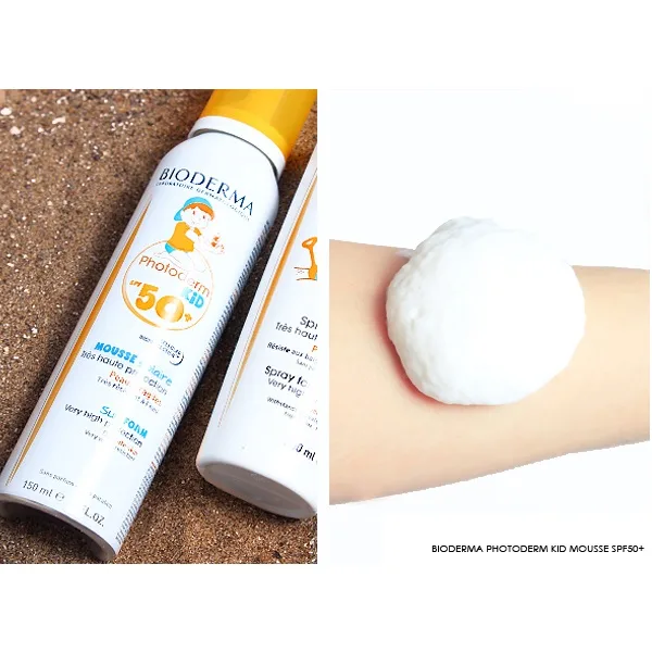 فوم ضد آفتاب بچگانه بایودرما BIODERMA PHOTODERM KID SPF+50 حجم 150 میل