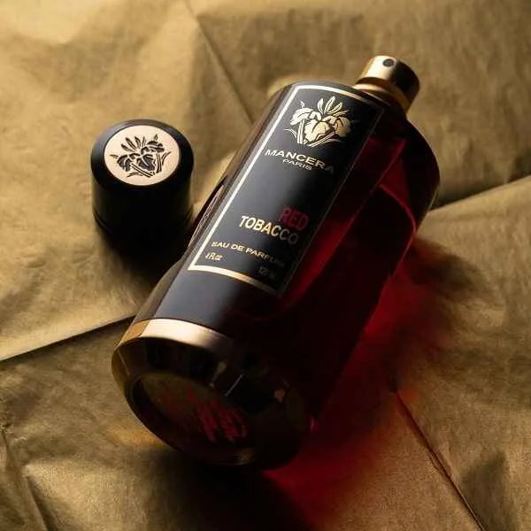 عطر ادکلن مانسرا MNCERA مدل رد توباکو Red Tobacco حجم 120 میل، مناسب آقایان و خانم ها