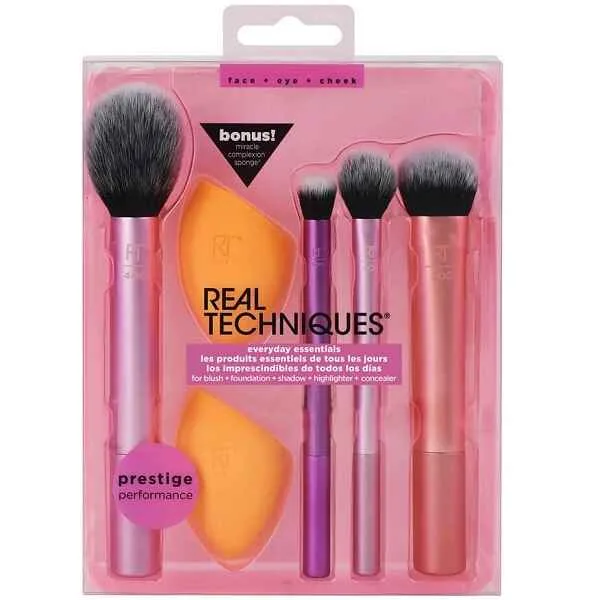 ست میکاپ براش و بلندر ریل تکنیک Real techniques مدل Everyday Essentials