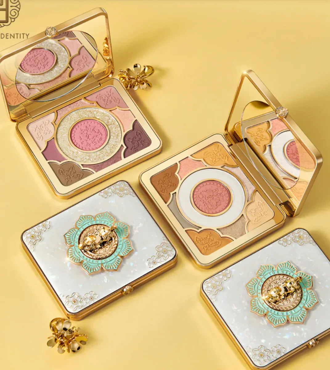 پالت ارایش سایه.هایلایتر. و رژ گونه زیسی مدل سلطنتی شماره 02 ZEESEA Tang Romance Makeup Palette