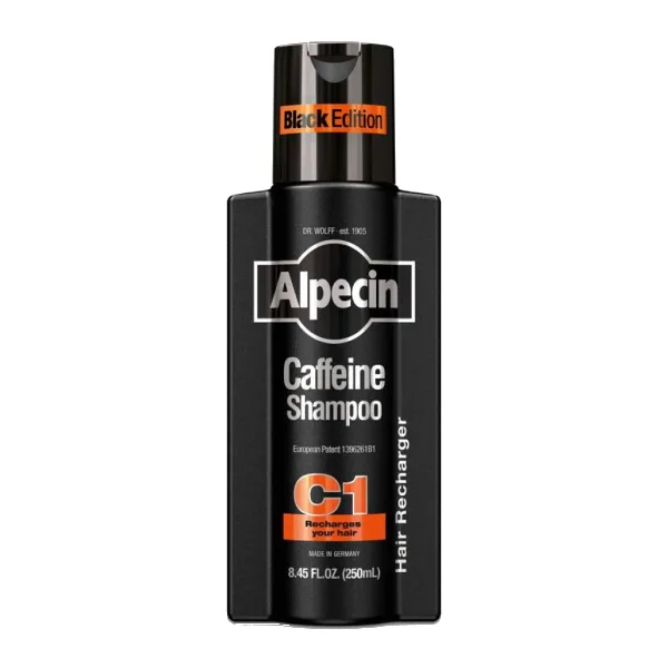 شامپو کافئین سی 1 (C1) مدل Black Edition آلپسین Alpecin با حجم 250 میل