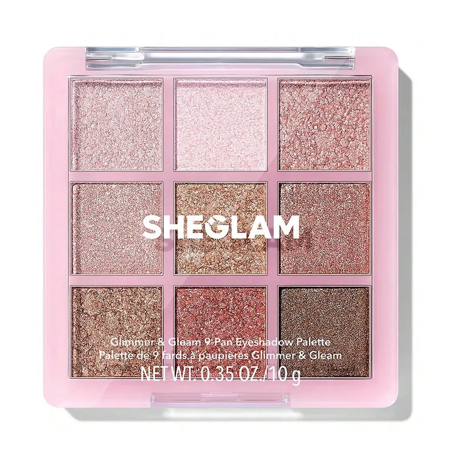 پالت سایه چشم شیگلم ۹ رنگ مدل ۹ Color Eyeshadow Palette — رنگ Glimmer And Gleam